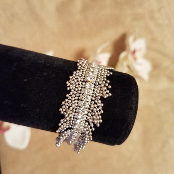 Jewelry - Beaded Fringe Stretch Bracelet